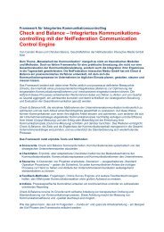 Check and Balance – Integriertes Kommunikations - JP|KOM GmbH