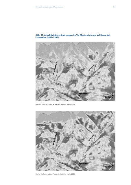 Klimaänderung und Tourismus Szenarienanalyse ... - Berggebiete.ch