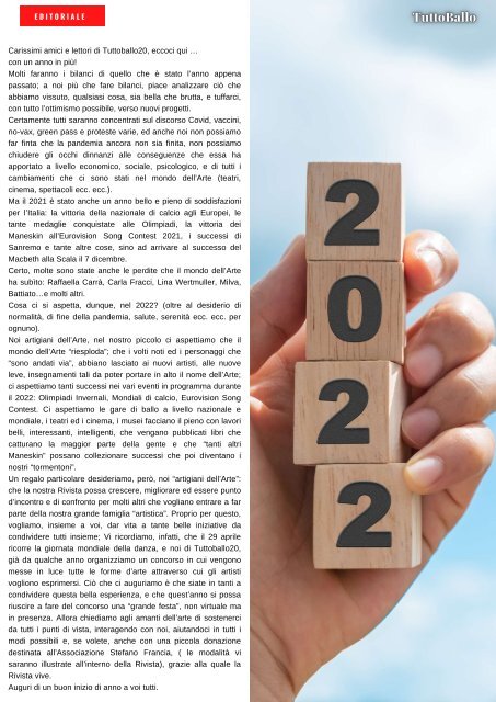 TuttoBallo20 Gennaio 2022.EnjoyArt 24