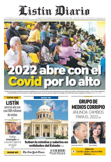 Botánico Anguila Cumplido Listín Diario 03-01-2022