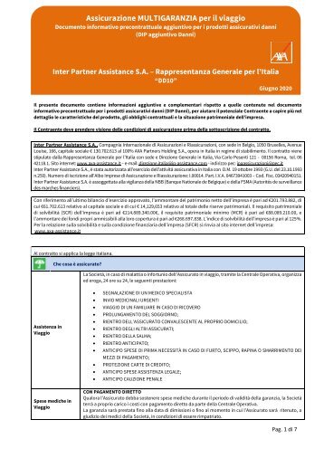 Assicurazione Annullamento Covid 19 compreso