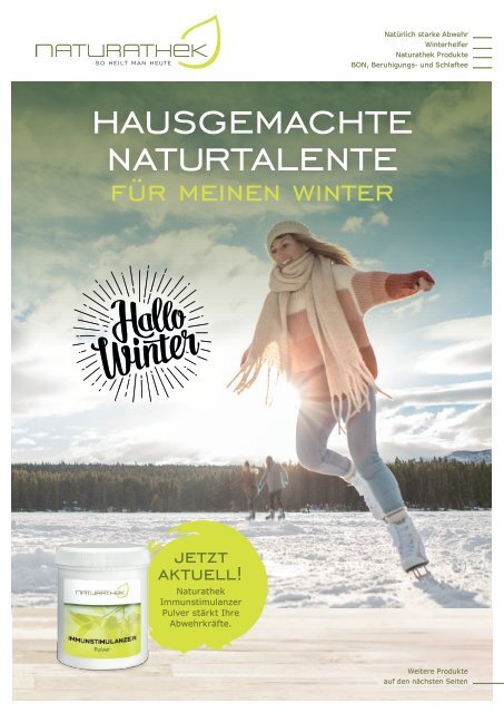 Naturathek für meinen Winter 2022