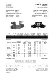 Magnetventile DSG-01 Solenoid valves DSG-01 NG 6 Cetop 3 NG 6 ...