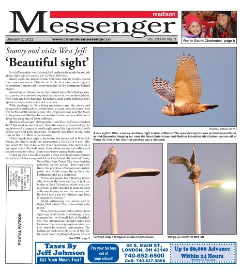 Madison Messenger - January 2nd, 2022