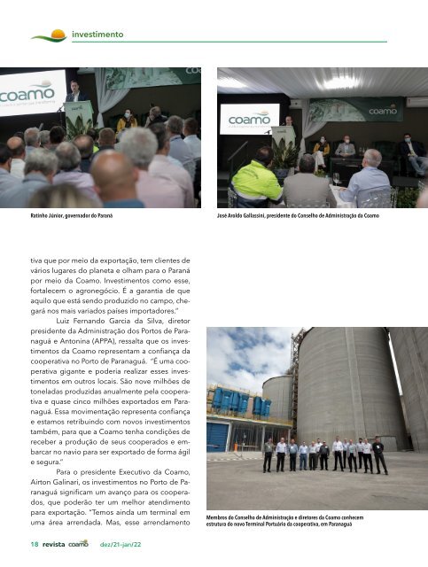 Revista Coamo - Dezembro/2021 - Janeiro/2022