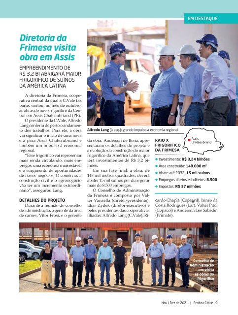 REVISTA C.VALE - Edição nº 78 Novembro/Dezembro de 2021