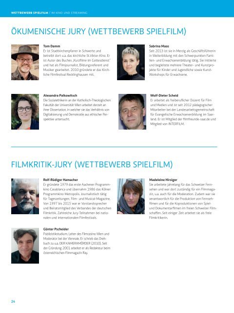 Programmheft des 43. Filmfestival Max Ophüls Preis 2022