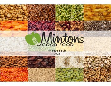 Mintons Good Food Pre Packs and Bulk