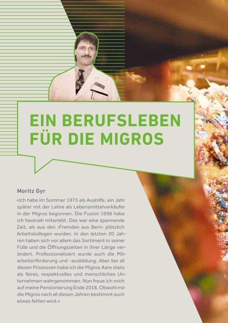 Geschäftsbericht der Migros Aare 2018