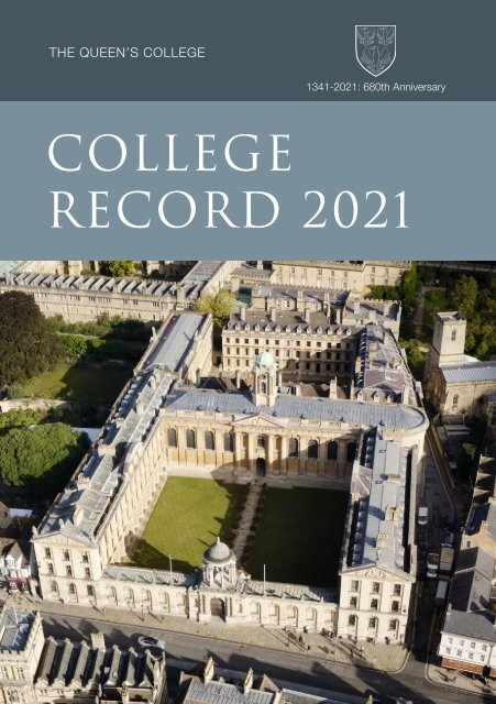 The Queen's College Record 2021