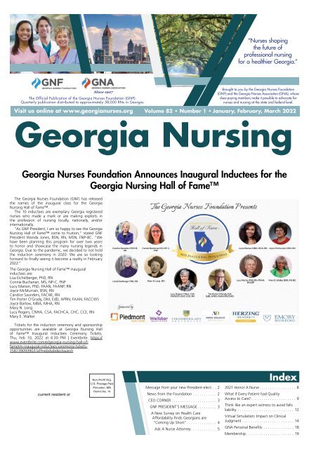 Georgia Nursing  January 2022 