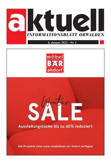 Aktuell Obwalden | KW01 | 6. Januar 2022