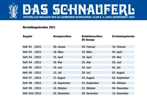 DAS SCHNAUFERL - ASC