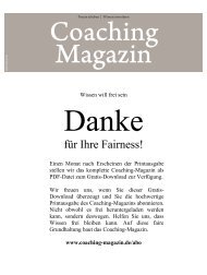 IHK - Coaching-Magazin