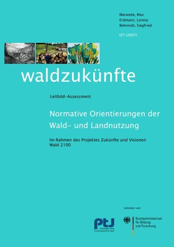 Trend-Screening: Szenarien im Bezug auf den Forst-Holz-Sektor