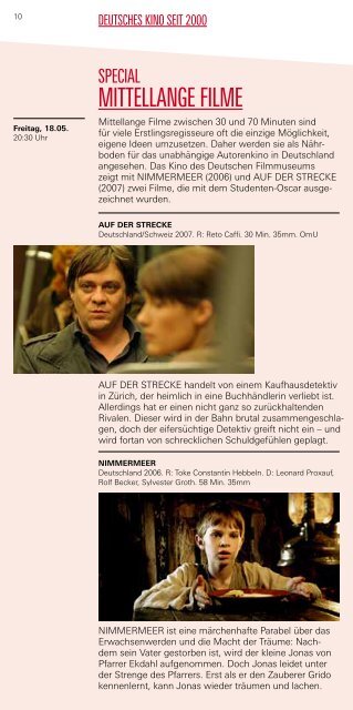 Kinoprogramm (PDF, 3,4 MB) - Deutsches Filminstitut