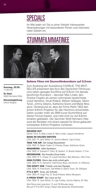 Kinoprogramm (PDF, 3,4 MB) - Deutsches Filminstitut