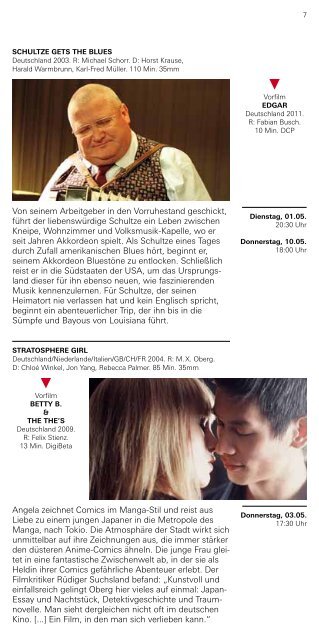 Kinoprogramm (PDF, 3,4 MB) - Deutsches Filminstitut
