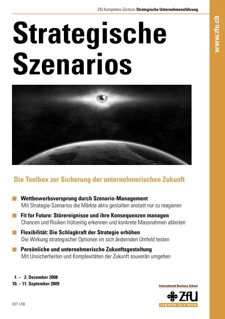 Strategische Szenarios - ZfU - International Business School