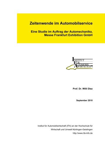 Zeitenwende im Automobilservice - Automotive