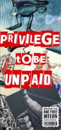 Privilege to be Unpaid - The Reality of Interning in the Sports Industry