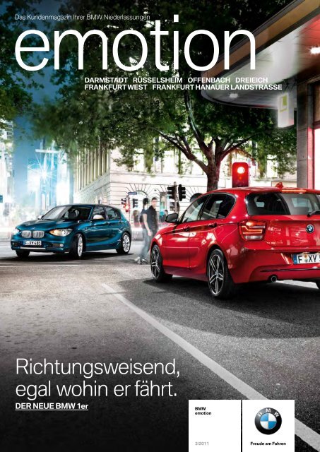 Richtungsweisend Egal Wohin Er Fahrt Bmw Group