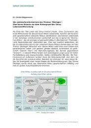 Die Milieu-Landschaft in Deutschland-West Anfang ... - Sinus Institut