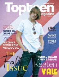 Topteen Fall Edition - Keaten Vale Cover