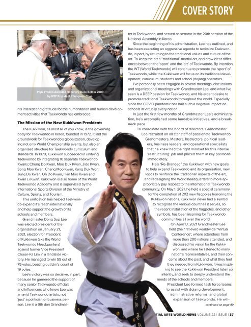 Martial Arts World News Magazine - Volume 22 | Issue 1