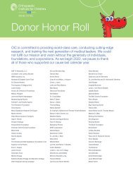 2021 OIC Donor Honor Roll