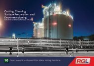 Water jetting solutions for petrochemical