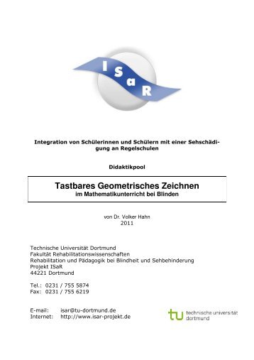 Tastbares Geometrisches Zeichnen - ISaR Projekt