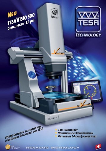 Neu TESA VISIO 500 - TESA Technology