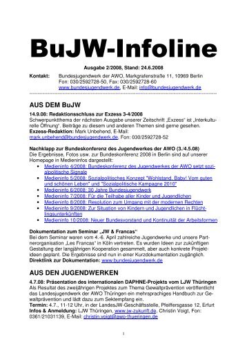 AUS DEM BuJW - Bundesjugendwerk - Bundesjugendwerk der AWO