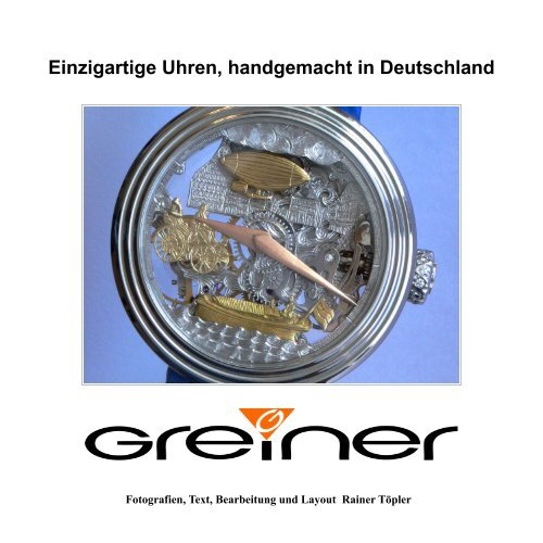 Einzigartige Uhren, handgemacht in Deutschland - Uhren Greiner