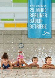 25 Jahre Berliner Bäder-Betriebe