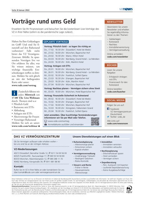 vznews, Deutschland, Januar 2022, Ausgabe 65