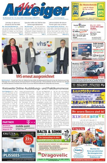 Ihr Anzeiger Bad Bramstedt 01 2022