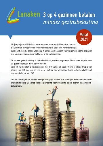 3 op 4 gezinnen betalen minder gezinsbelasting