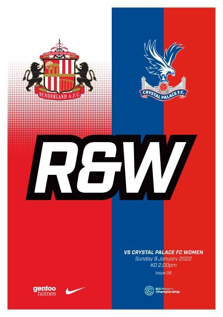 Red & White Issue 06 - SAFC Ladies vs Crystal Palace Women