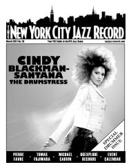 cindy blackman-santana - The New York City Jazz Record