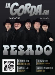 La Gorda Magazine Año 1 Edición Número 1 Mayo 2015 Portada Pesado
