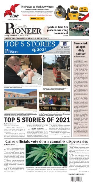 The Greenville Pioneer - 2021-12-31