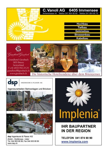 Das Magazin der Zentralbahn.