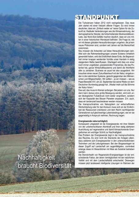 1 • 2012 Magazin für Arten- und Biotopschutz - LBV