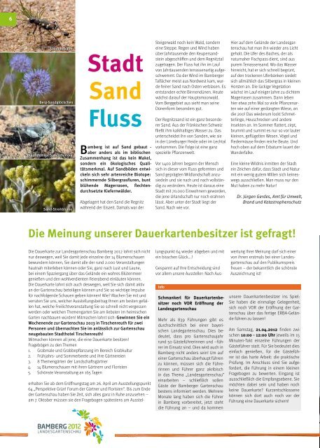 Magazin zur Landesgartenschau - Landesgartenschau Bamberg