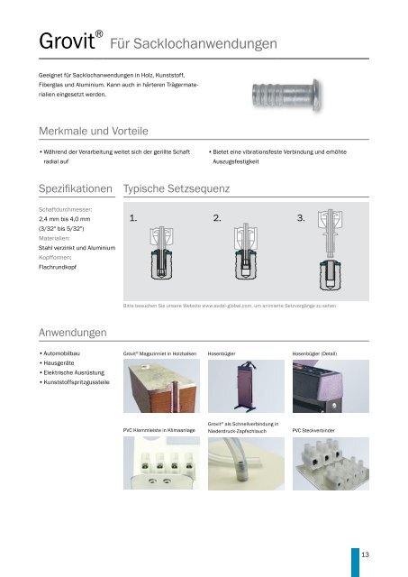 Magazin- Blindniet- System - Avdel