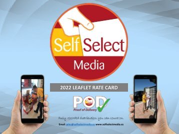 Self Select Media Leaflet Rate Card 2022