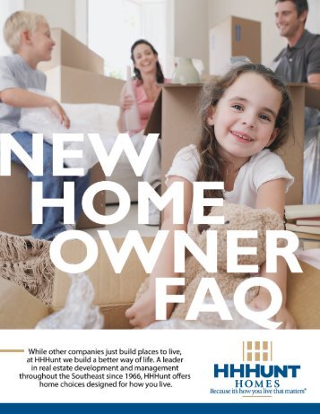 New Homeowner FAQ
