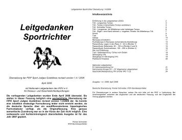 Leitgedanken Sportrichter - IPZV